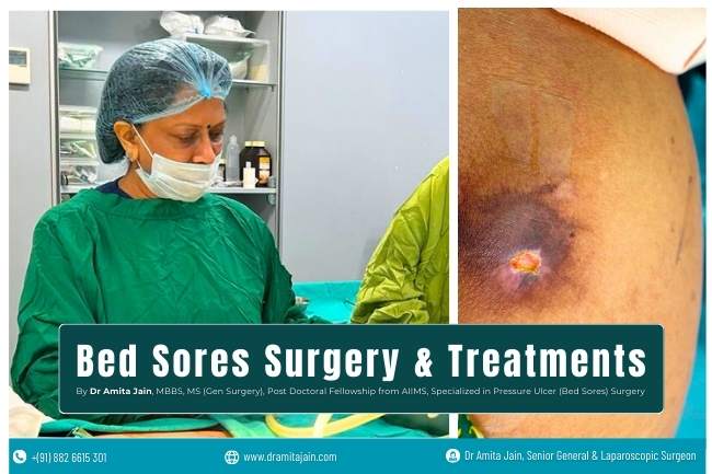 Dr Amita Jain bed sores treatment surgery in Delhi Dr Amita Jain bed sores treatment surgery in Delhi
